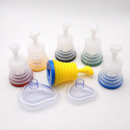 Respiratory Trainer Suffocation Emergency Rescue Mask Heart And Lung Device