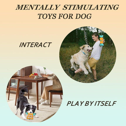 Interactive Dog Puzzle Toys Food Dispensing Stress Relief Hidden Treat Training