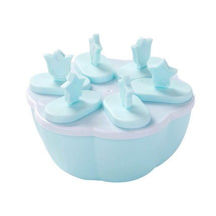 6/8 Cells Mould Maker Ice Cream Pop Reusable Icy Pole Frozen Square Molds Block