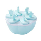 6/8 Cells Mould Maker Ice Cream Pop Reusable Icy Pole Frozen Square Molds Block