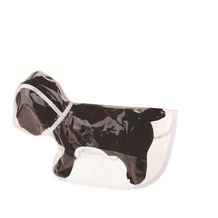 Puppy Waterproof Pet Dog Raincoat Jacket Clothes Vest Rain Coat Outdoor Hoodies Blue - Aimall