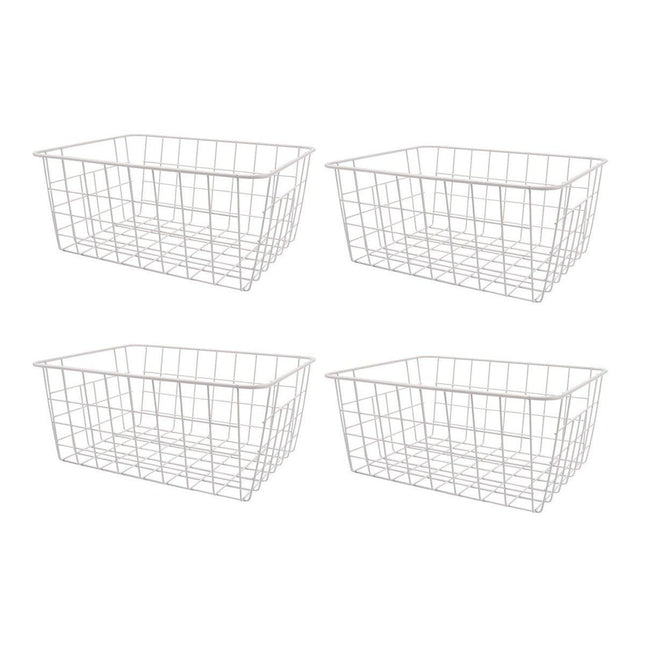 4pcs Fruit Basket Storage Baskets for Kitchen Organization Home Storage Solution