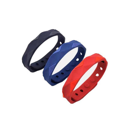 RedUp Far Infrared Negative Ions Wristband, Anti-Static Silicone Sport Bracelets - Aimall
