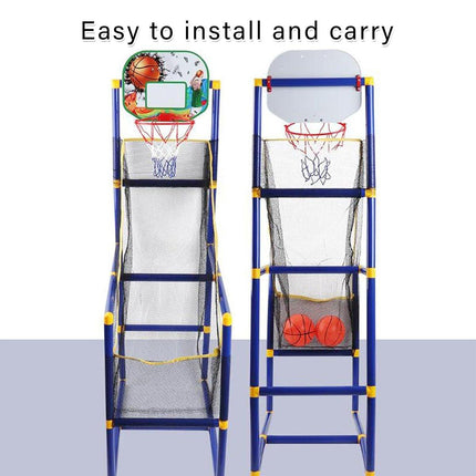 Portable Indoor Basketball Hoop Removable Shooting Game Set for Home Play