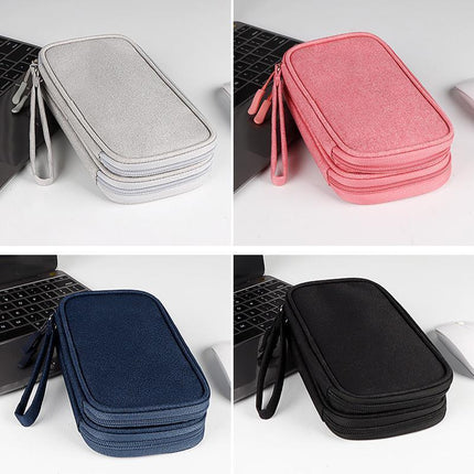 Electronic Accessories Cable Bag Organizer Travel Pouch Storage Cases Charger - Aimall