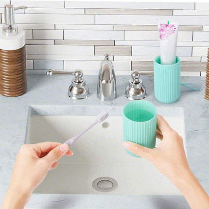 Travel Toothbrush and Toothpaste Holder Portable Bathroom Storage Box Case Cover