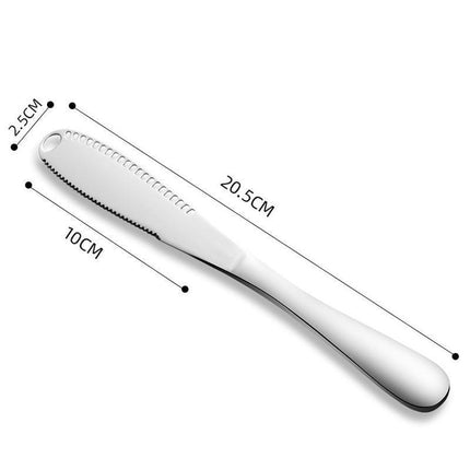 Sandwich Spreader Butter Knife Scraper Cheese Slicer Stainless Steel Spatula - Aimall