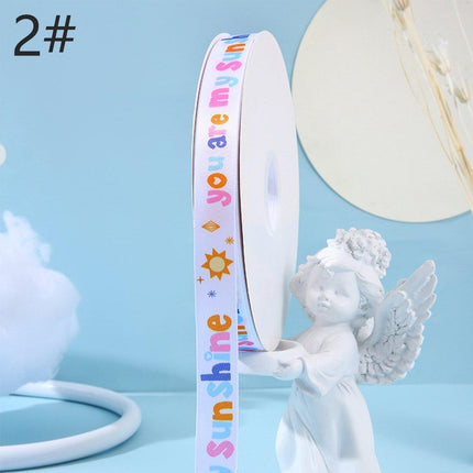 Happy Birthday Ribbon 2CM x 100Yard DIY Party Cake Decoration Gift Wrapping