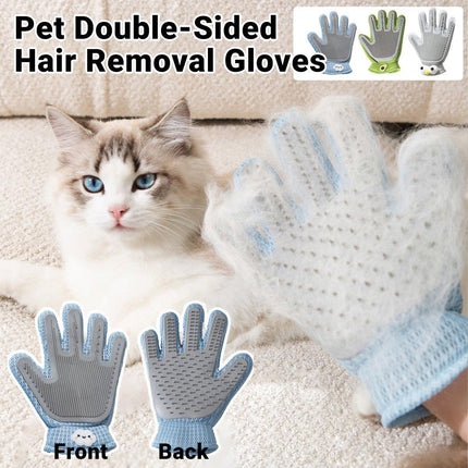 Pet Hair Removal Brush Cat Gloves Dog Bath Massage Comb Pet Grooming Supplies