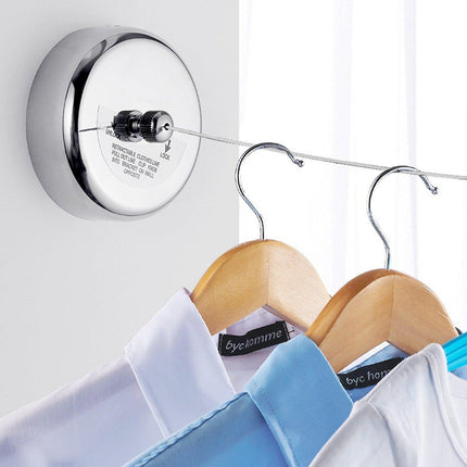 Retractable Clothesline Indoor Outdoor Hotel Laundry No Drilling Drying Line