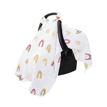 Stroller Cover Cartoon Print Carrycot Wind and Dust Shield with Protective Layer