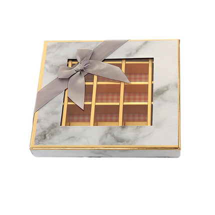 25X Valentines Day 9/12Grids Chocolate Box Gourmet Desserts Gift Display Window