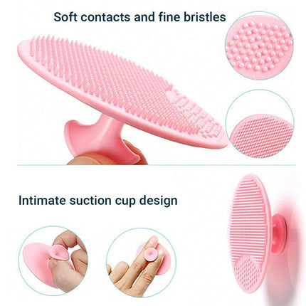 Silicone Face Cleansing Soft Brush Facial Washing Massager Scrubber Cleaner