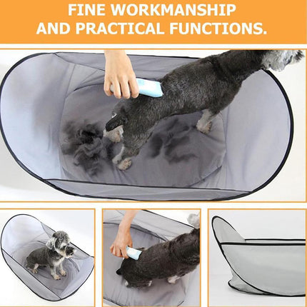 Pet Grooming Shearing Bib for Large Small Dogs Cats Pets 5 Colors Optional - Aimall
