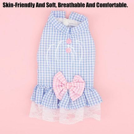 Cute Small Dog Dress Puppy Clothing Pet Apparel for Summer Fashion Outfit
