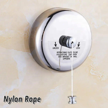 Retractable Clothesline Indoor Outdoor Hotel Laundry No Drilling Drying Line