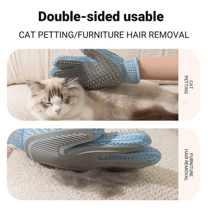 Pet Hair Removal Brush Cat Gloves Dog Bath Massage Comb Pet Grooming Supplies