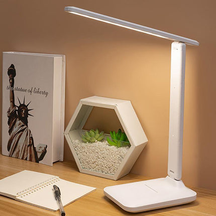 Touch LED Desk Lamp Bedside Study Reading Table Light USB Ports Dimmable - Aimall