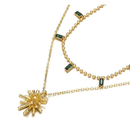 Chic Floral Pendant Necklace for Women Fashion Jewelry Perfect for Any Occasion