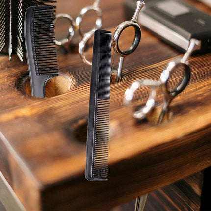 10PCS Hair Styling Cutting Comb Set Plastic Pointed Tail Comb with Steel Needle