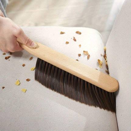 Household Log Color Soft Rubber Hair Long Handle Cleaning Brush Dusting Brush
