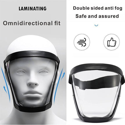 Super Protective Mask Anti-Fog Full Face Mask All-Inclusive Adults Face Shield - Aimall