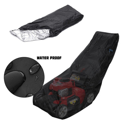 Universal Waterproof UV Lawn Mower Cover 193*64*112cm Rain Protection - Aimall