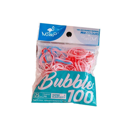 100PCS Elastic Rubber Hair Ties Hair Bands for Women and Girls