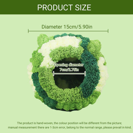Hanging Warm Cotton Nest Hammock Cozy Bed for Parrots and Other Bird Species