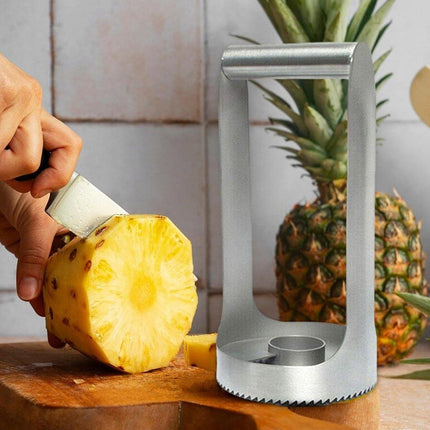 Stainless Steel Pineapple Peeler Core Remover Fruit Corer Tool Easy Cutting