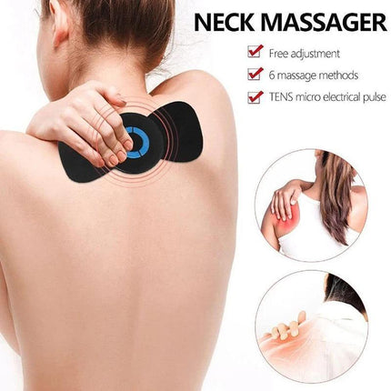 Pulse Tens Unit EMS Massager Back Full Body Muscle Stimulator Pain Relief Device - Aimall
