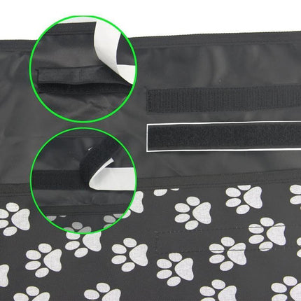 Pet Boot Car Seat Cover Hammock Nonslip Dog Puppy Cat Waterproof Rear Large - Aimall