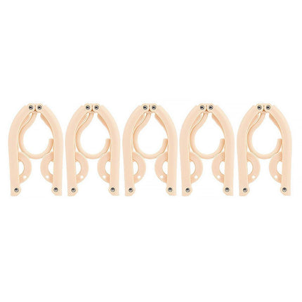 5/10pcs Travel Portable Folding Hangers for Clothes Business Trip Essentials