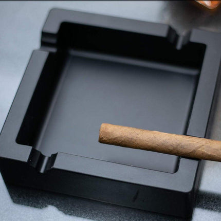 Square Silicone Cigar Ashtray Large Drop Resistant Ash Holder Tray