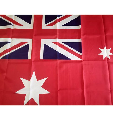 Large Australia Red Ensign Flag Duster Aussie Heavy Duty Marine Navy 90 x 150cm - Aimall