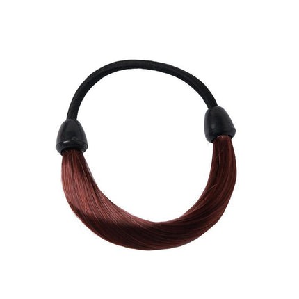 Fashion Straight Hair Band Elastic Hair Rope Wig Ponytail Holder Scrunchie