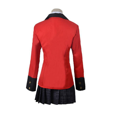 Kakegurui Compulsive Gambler Yumeko Jabami Cosplay Costume High School Uniform AU - Aimall
