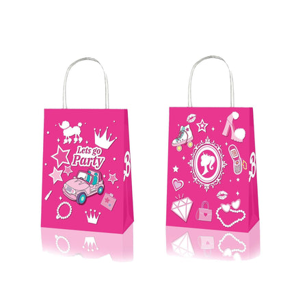 Barbie Kraft Bag With Rope