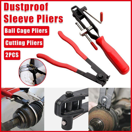 2PCS Auto Repair Tool Dust Jacket Tube Bundle Clamp Durable Car Hose Clamp