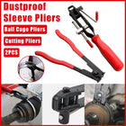 2PCS Auto Repair Tool Dust Jacket Tube Bundle Clamp Durable Car Hose Clamp