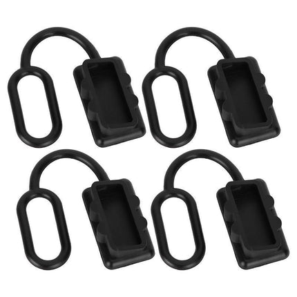 4 x Dust Cap Black Anderson Plug Cover Style Connectors 50AMP Battery Caravan - Aimall