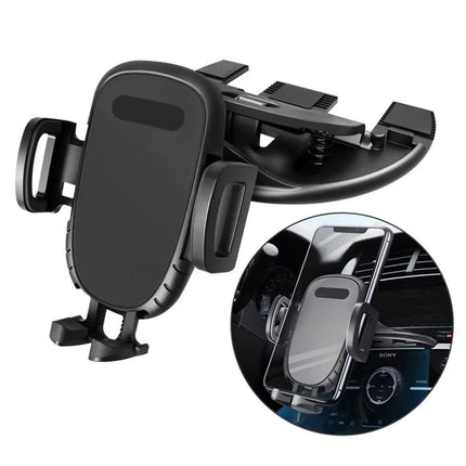 CD Slot Phone Holder Clip Mount for Hands-Free Use and Navigation in Vehicles