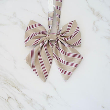 For Women School Uniform Checkered Lovely Sailor Style JK Japanese Collar BowTie - Aimall