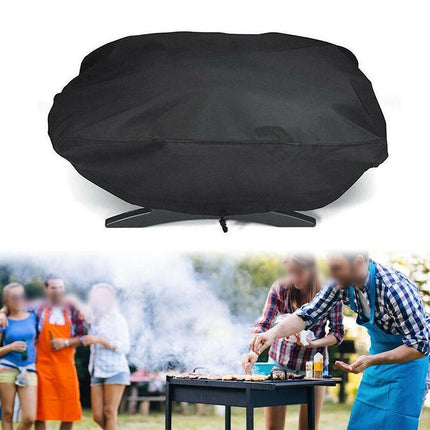 Outdoor BBQ Barbecue Grill Cover Waterproof Dustproof For Weber 7110 Q1000 - Aimall