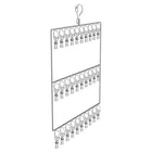 Stainless Steel Drying Rack Multi Function Windproof Underwear Clip Sock Hanger