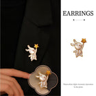 Fashion Unique Shell Rabbit Brooch for Women Versatile Star Accessory Jewelry
