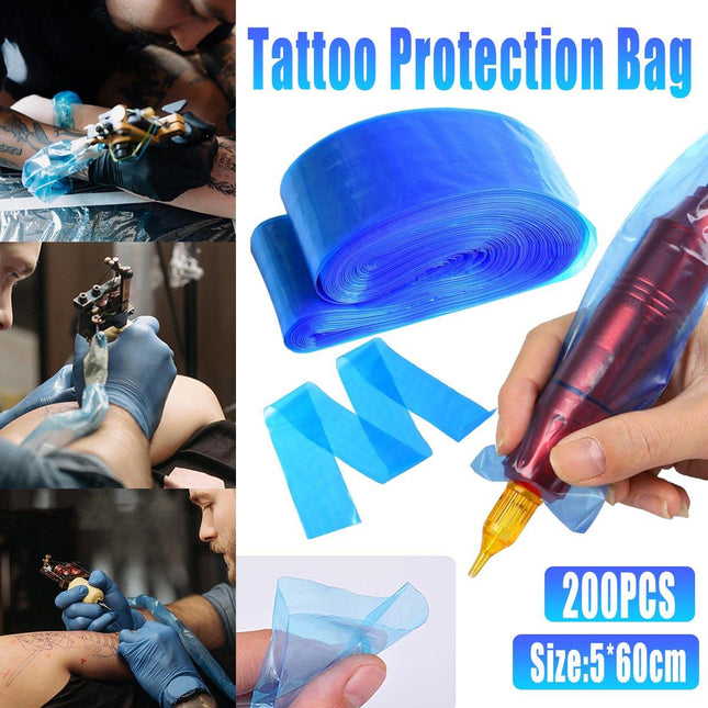 200pcs Covers Tattoo Clip Cord Covers - Sleeve Bags for Tattoo Accessories - Aimall