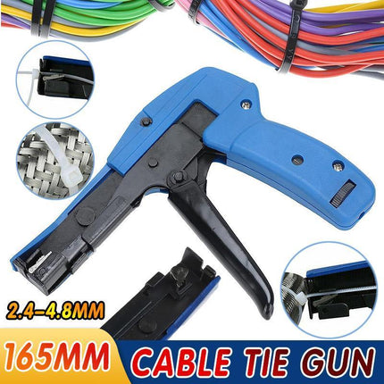 Cable Tie Gun Tension Fastener Tensioning Cutting Tool For 2.4-4.8mm Nylon Wire - Aimall