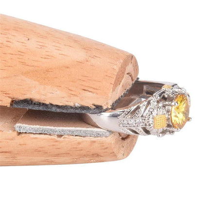 Professional Wood Ring Clamp Jewelers Holder Jewelry Making Hand Tool Benchwork