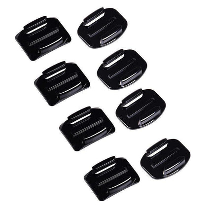 4PCS Flat Curved Mount Adhesive 3M Sticker For GoPro Hero 9 8 7 6 5 4 3 2 Camera - Aimall